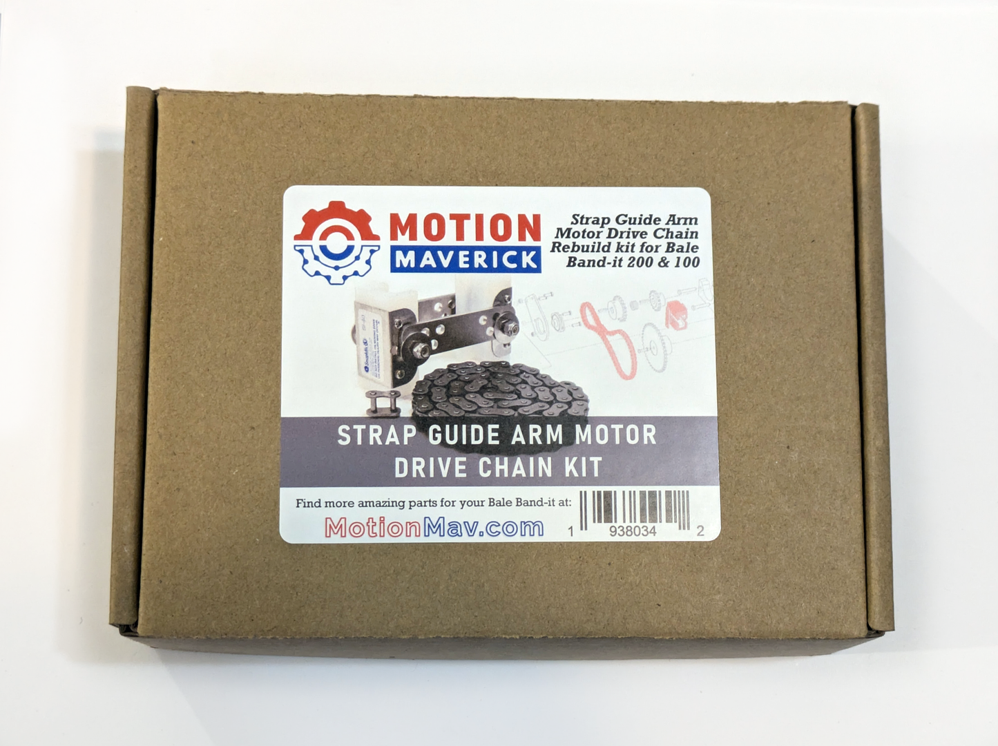 Strap Guide Arm Motor Drive Chain Rebuild Kit