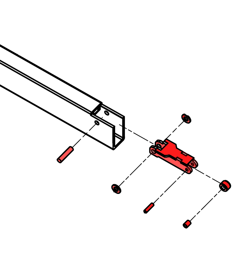 Strap Guide Arm Fingers Replaces 1-N-0000E