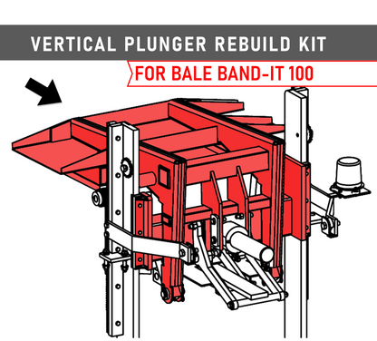 Vertical Plunger Rebuild kit for Bale Band-It 100